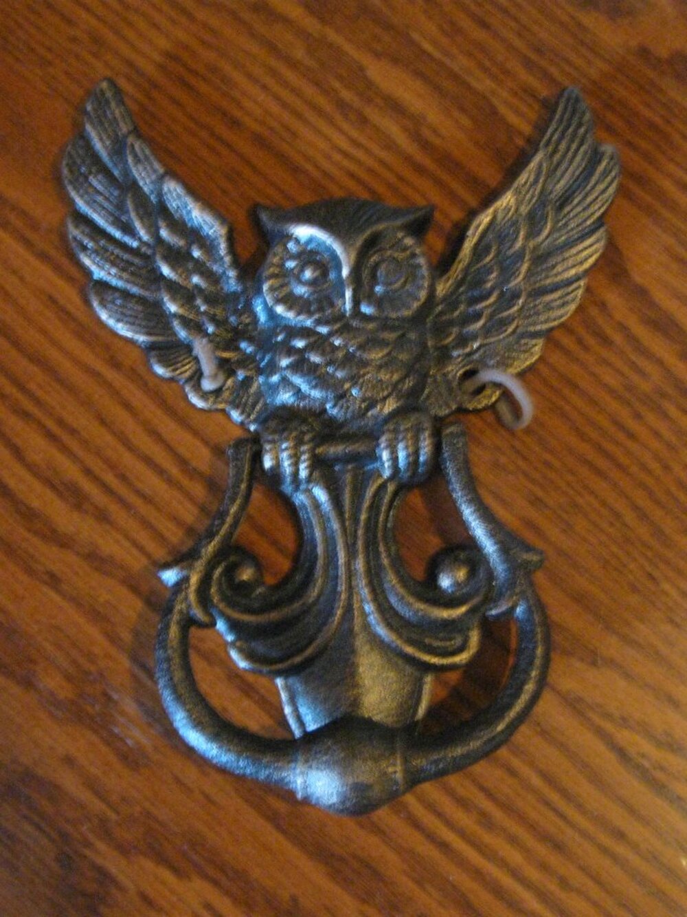 Iron Owl Door Knocker